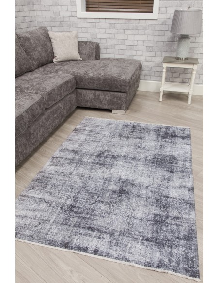 Modena Messina Rug - Distressed Grey