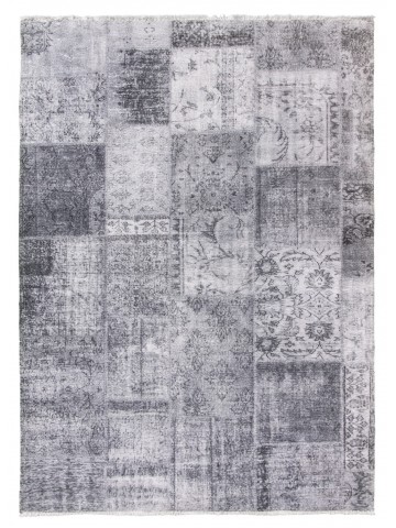 Modena Patchwork Rug - Grey