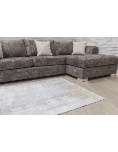 Modena Puccini Rug - Grey/Yellow