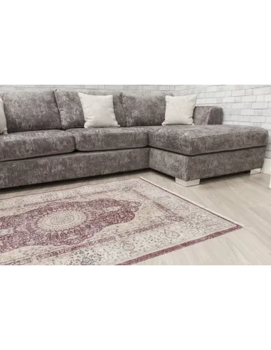 Modena Shiraz Rug - Red Cream