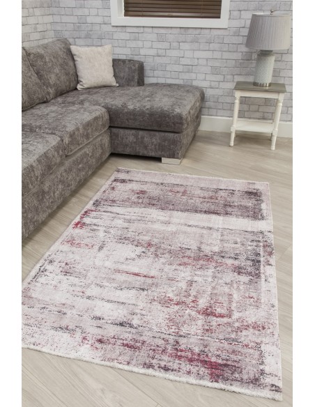 Modena Valencia Rug - Cream Red