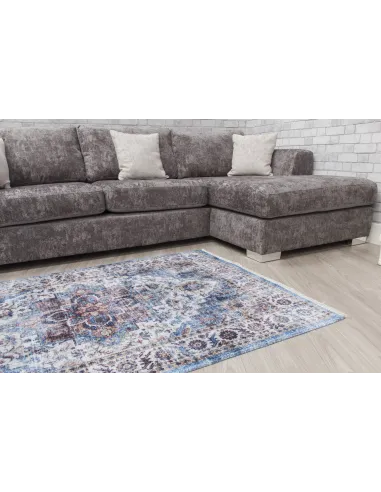 Modena Vita Rug - Blue Cream