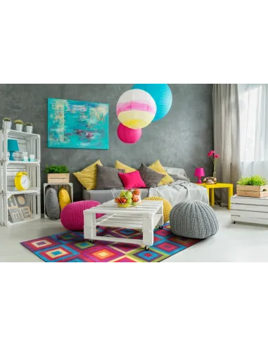 Candy Squares Rug - Multicolour