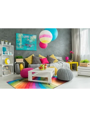 Candy Rainbow Rug - Multicolour
