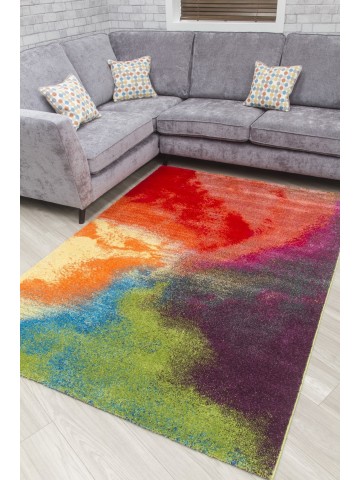 Candy Pinwheel Rug -...