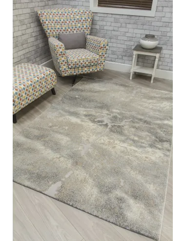Callisto Misty Rug - Light Grey/Cream