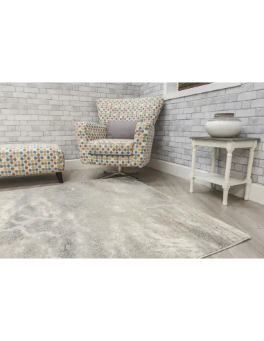 Callisto Misty Rug - Light Grey/Cream