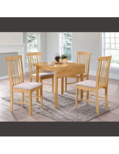 Cologne Dining Chair - Oak/Beige