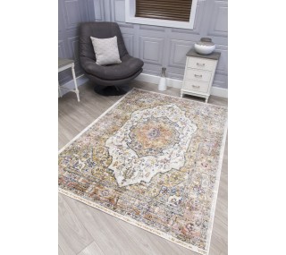 Boho Medallion Rug - Natural