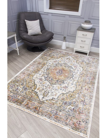 Boho Medallion Rug - Natural