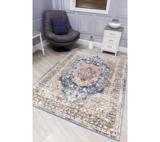 Boho Medallion Rug - Blue