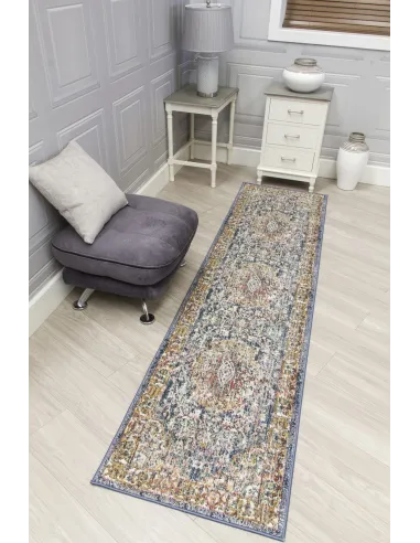 Boho Medallion Rug - Blue