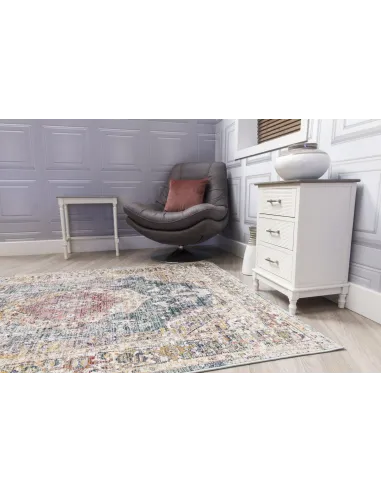 Boho Medallion Rug - Green