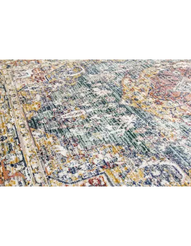 Boho Medallion Rug - Green