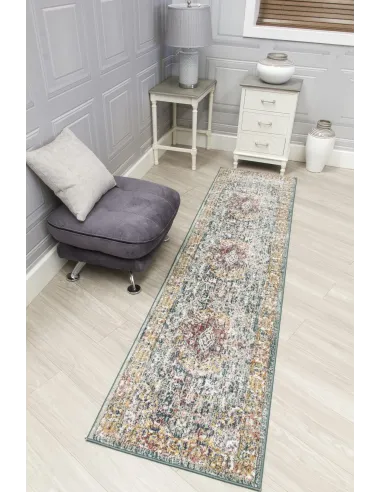 Boho Medallion Rug - Green