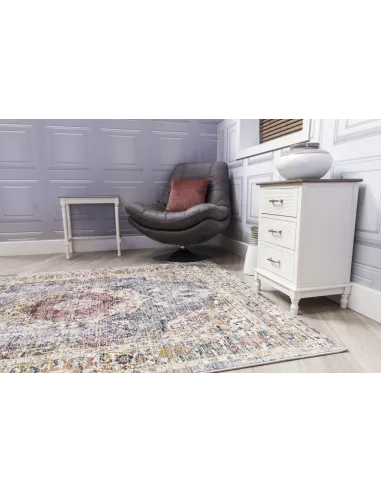 Boho Medallion Rug - Grey