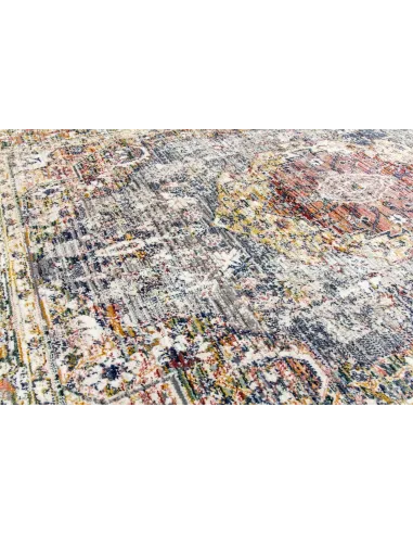 Boho Medallion Rug - Grey