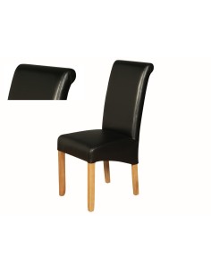 Sophie Dining Chair - Black/Oak