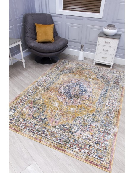 Boho Medallion Rug - Ochre