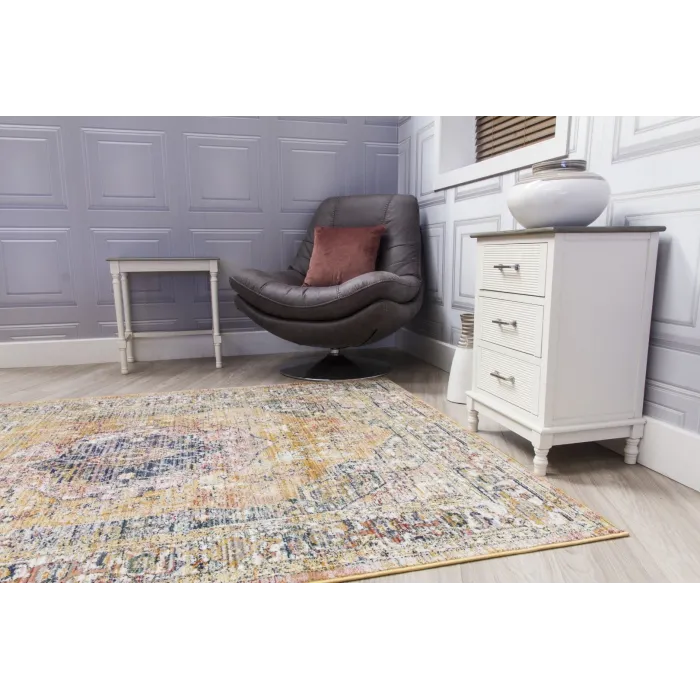 Boho Medallion Rug - Ochre