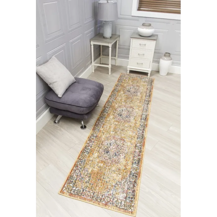 Boho Medallion Rug - Ochre