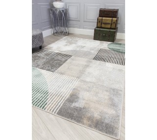 Casino Geo Rug - Green