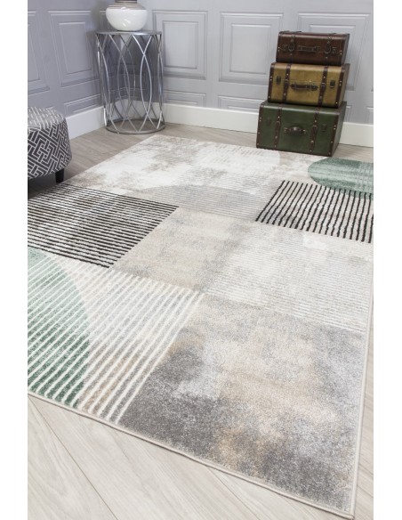 Casino Geo Rug - Green