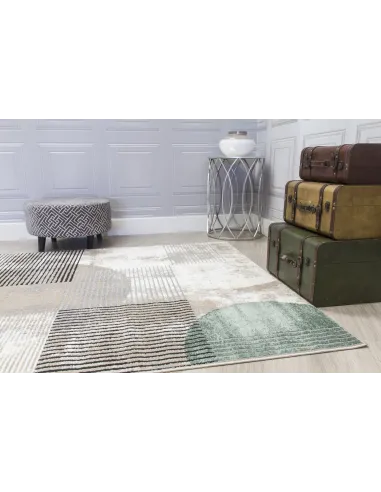 Casino Geo Rug - Green