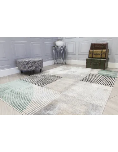 Casino Geo Rug - Green