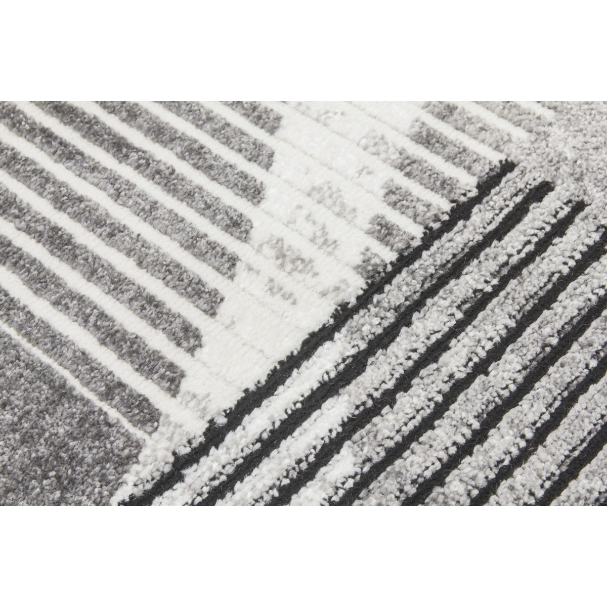 Casino Geo Rug - Grey