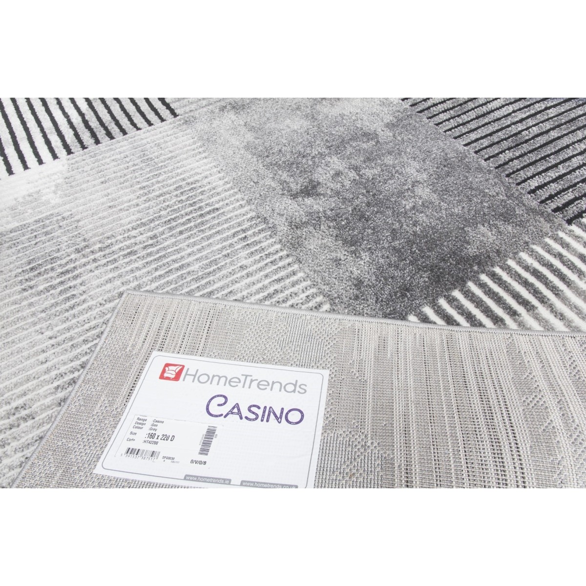 Casino Geo Rug - Grey