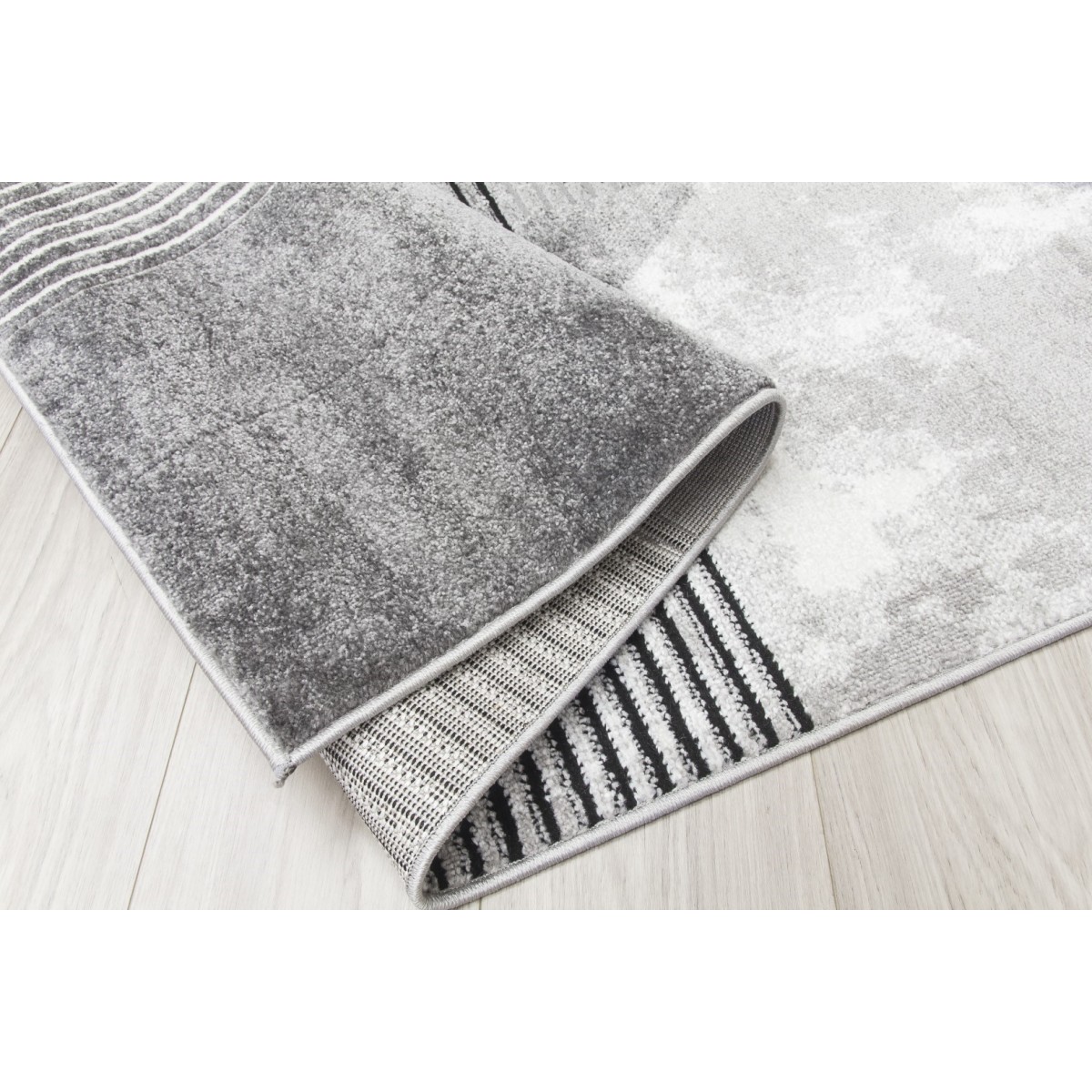 Casino Geo Rug - Grey