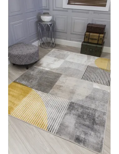 Casino Geo Rug - Ochre