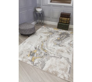 Casino Marble Rug - Ochre