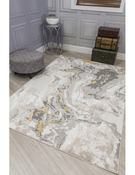 Casino Marble Rug - Ochre