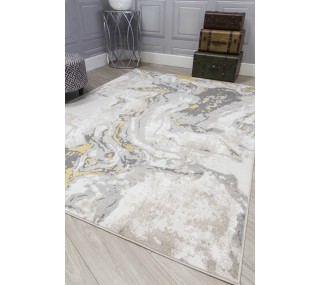 Casino Marble Rug - Ochre