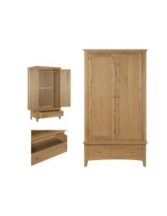 Kilkenny 2 Door Wardrobe - Oak