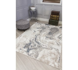 Casino Marble Rug - Blue