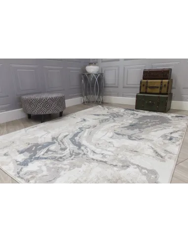 Casino Marble Rug - Blue