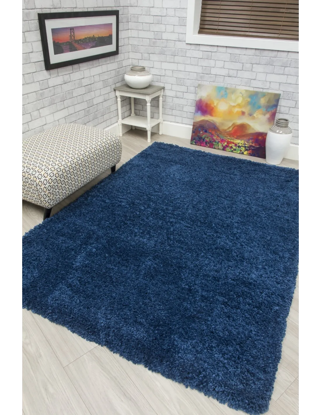 Dreams Shaggy Rug Blue