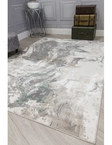 Casino Marble Rug - Green