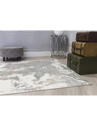 Casino Marble Rug - Green