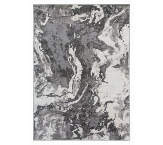 Casino Marble Rug - Grey