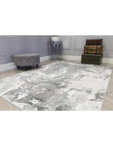 Casino Marble Rug - Grey