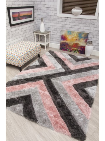 Luxus Cascade 3D Shaggy Rug...