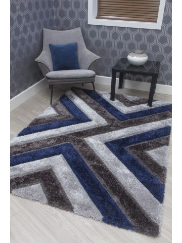 Luxus Cascade 3D Shaggy Rug...