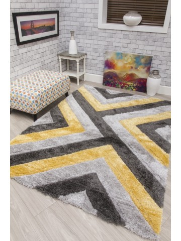 Luxus Cascade 3D Shaggy Rug...