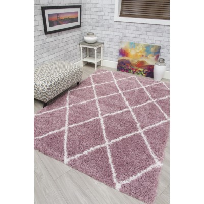 Fantasy Trellis Rug - Pink DISCONT.