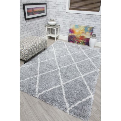 Fantasy Trellis Rug - Light Grey DISCONT.