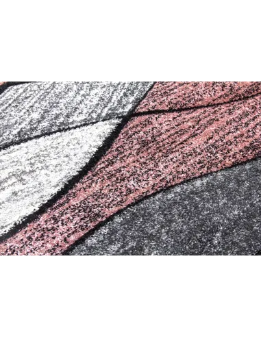 Impulse Waves Rug - Pink/Grey